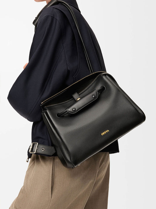 Commuter Tote – Soft Convertible Shoulder Bag for Everyday Use