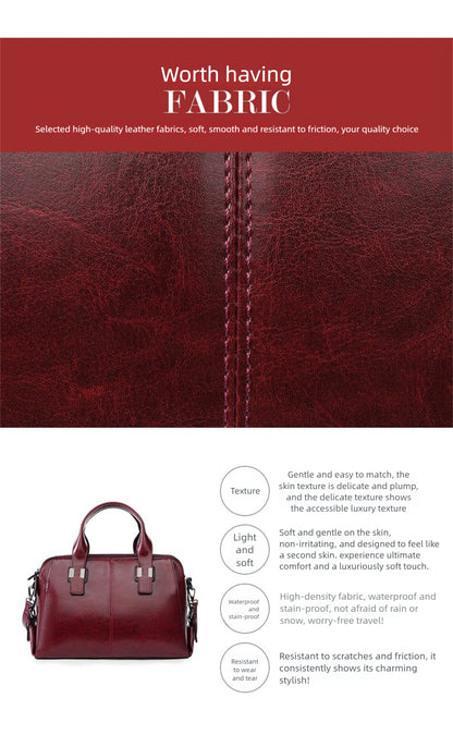 Biker-Style Tote – Spacious Shoulder Bag for Work & Commute