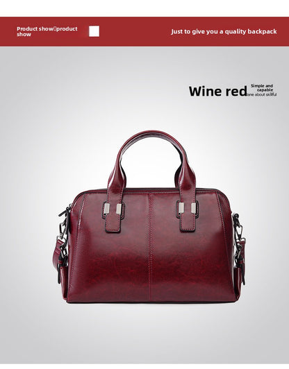 Biker-Style Tote – Spacious Shoulder Bag for Work & Commute