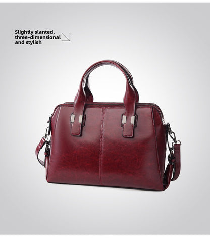 Biker-Style Tote – Spacious Shoulder Bag for Work & Commute