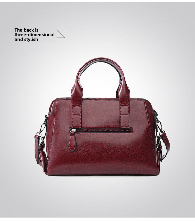 Biker-Style Tote – Spacious Shoulder Bag for Work & Commute