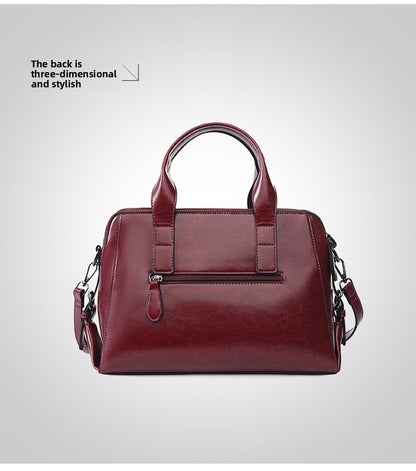 Biker-Style Tote – Spacious Shoulder Bag for Work & Commute