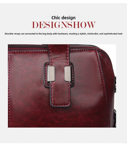 Biker-Style Tote – Spacious Shoulder Bag for Work & Commute