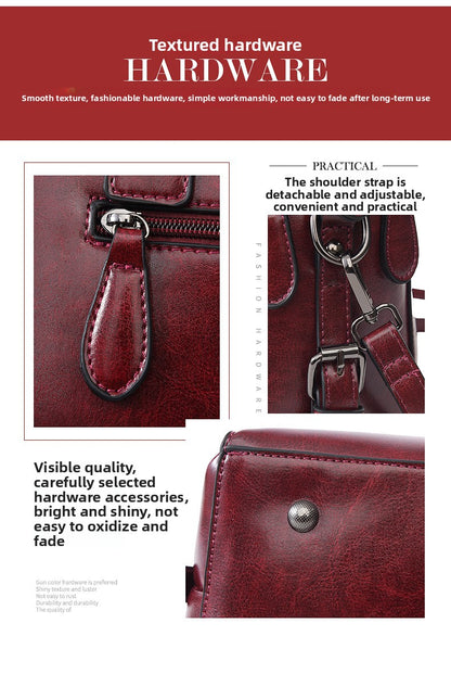 Biker-Style Tote – Spacious Shoulder Bag for Work & Commute